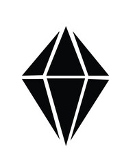 vector illustration of a diamond shape