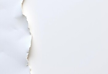 Close-up of deckle-edged paper texture showing irregular edges,  notepaper,  invitation