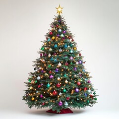 Obraz premium Christmas Tree christmas tree decorated.