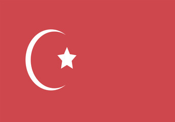 National flag of Turkey High resolution
