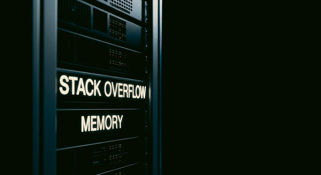 A data server cabinet, a digital hub.