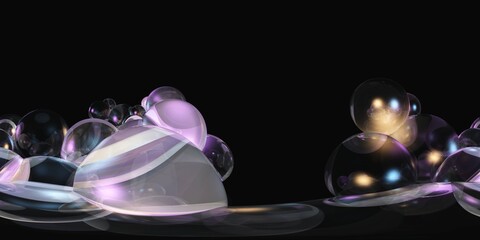 HDRI, environment map , Round panorama, spherical panorama, equidistant projection, panorama 360, Multicube, abstract background, Lines background, 3d rendering