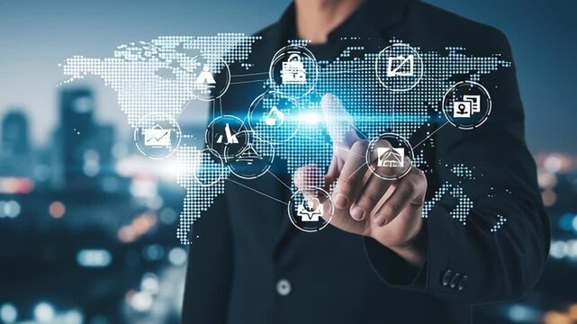 Global Business Network Connection and Digital Technology