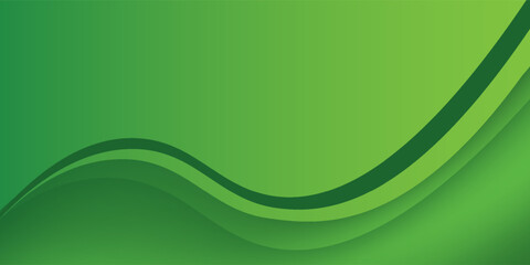 Abstract green wavy background. Vector EPS 10