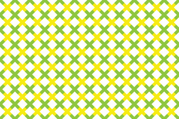 Modern Lawn Green color and Yellow color  checkerboard pattern