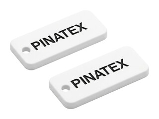 Exploring sustainable materials pinatex tags in modern fashion isolated on transparent background