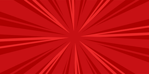 Sun rays Retro vintage style on red background, Sunburst Pattern Background. Rays. Summer Banner Vector illustration