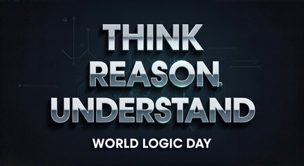 World Logic Day Celebrate Think Reason Understand.