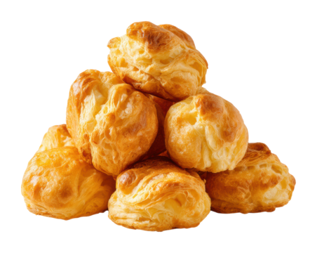 Baking golden pastries at home culinary delight kitchen creative isolated on transparent background