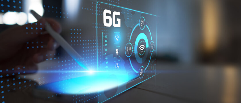 6G Wireless Technology and Future Connectivity Interface with Global Network Integration.