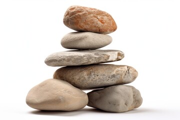 Fototapeta premium Rock pebble zen-like balance.