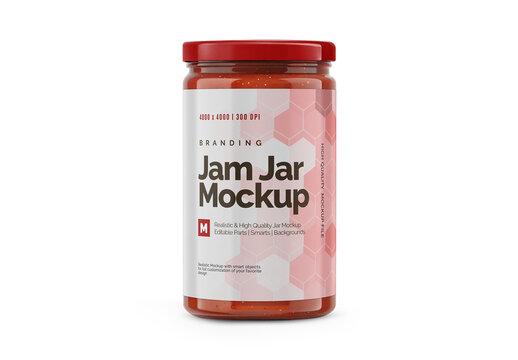 Jam Jar Mockup