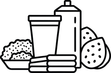 Natural spa treatment elements for wellness and self-care routine.