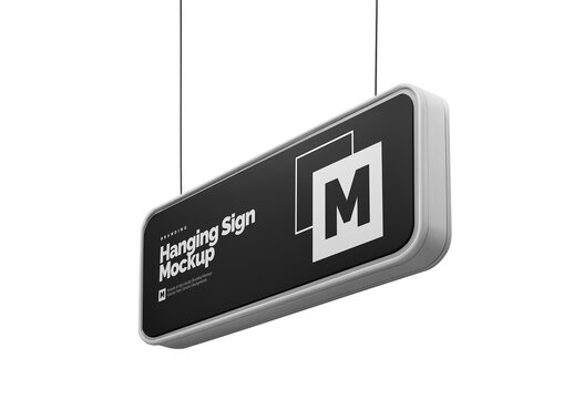 Hanging Sign Mockup