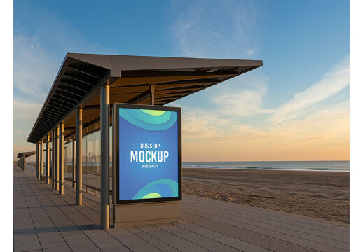Bus Stop Mockup 108