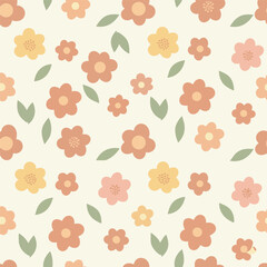seamless pattern with flowers