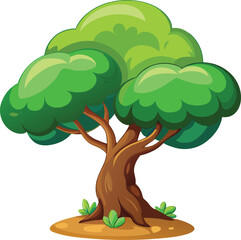 Cartoon fantasy tree