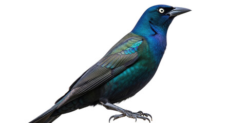 Colorful Exotic Bird with Vibrant Blue and Green Plumage.