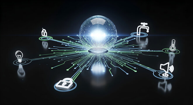 Smart Home Technology Concept