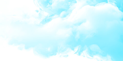 natural cloudy shiny blue sky with various blurry and fogy clouds. White cloud on blue sky arranging in a beautiful natural looks as morning view of winter season sky.