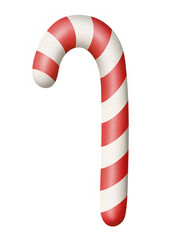 Plush Candy Cane Black Background for Holiday Decor