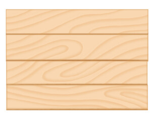 Light Wooden Plank Surface with Grain Details