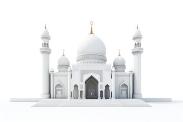 Obraz premium Architecture building white dome.