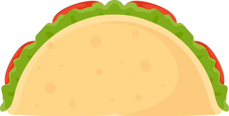 illustration mexico taco
