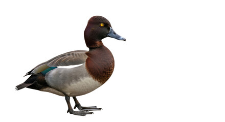 Mallard Duck Standing on Land in Natural Habitat.