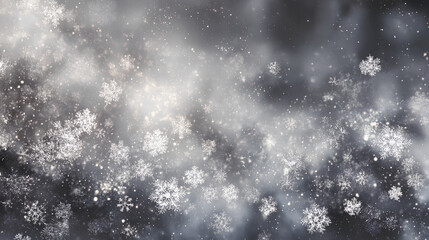 Obraz premium background snowflake celebration white winter isolated illustration design transparent sky storm spray overlay element christmas frost season falling glow snowfall magic happy new year