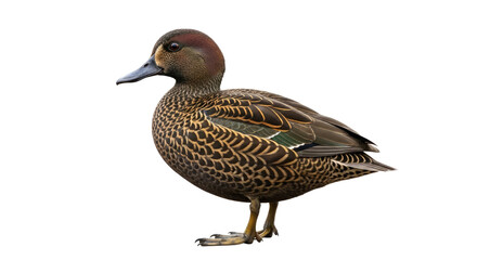 Mallard Duck Standing Side View Wildlife.