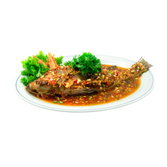 Chinese favorite food on white background images