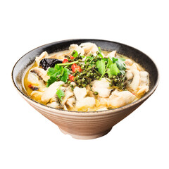 Chinese favorite food on white background images