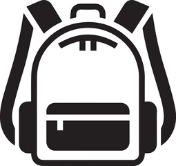 Backpack Icon &ndash; Travel Bag Vector Illustration