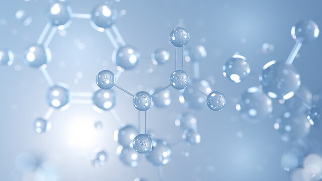 dinitrogen tetroxide molecular structure 3d, oxidizing agent structural chemical formula view from a microscope