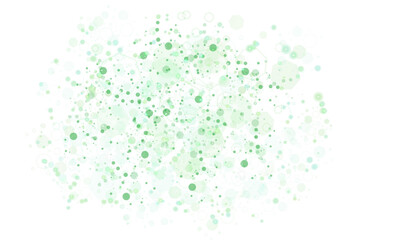 Green glitter and bokeh