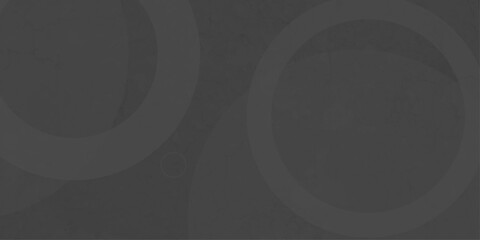 Black abstract background with black circle rings in faded distressed vintage grunge texture design. old geometric pattern paper in modern art design . Simple and elegant abstract design.