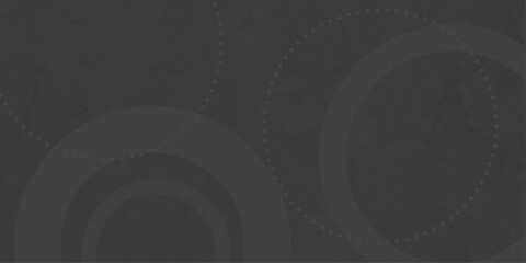 Black abstract background with black circle rings in faded distressed vintage grunge texture design. old geometric pattern paper in modern art design . Simple and elegant abstract design.