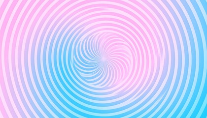 Naklejka premium A vibrant swirling gradient of pink and blue radiating from the center, creating a hypnotic, visual effect