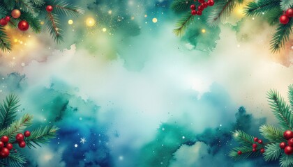 Festive holiday celebration background winter wonderland digital artwork colorful atmosphere aesthetic viewpoint christmas spirit and joyful vibes