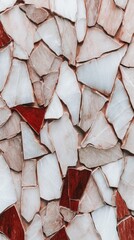 Cracked Mosaic Texture: A close-up view reveals a captivating mosaic of textured pieces, intricately arranged to form a dynamic pattern.