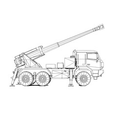 truck silhouette vector