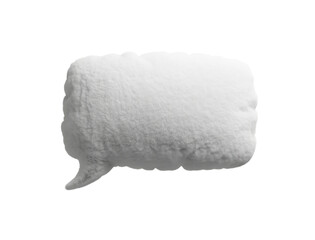 Sleep health campaign visual featuring a speech bubble pillow shape ideal for bedtime reminder notifications and sleep tracking dashboards about building a consistent nighttime rest routine