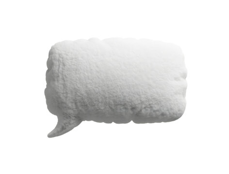 Sleep health campaign visual featuring a speech bubble pillow shape ideal for bedtime reminder notifications and sleep tracking dashboards about building a consistent nighttime rest routine