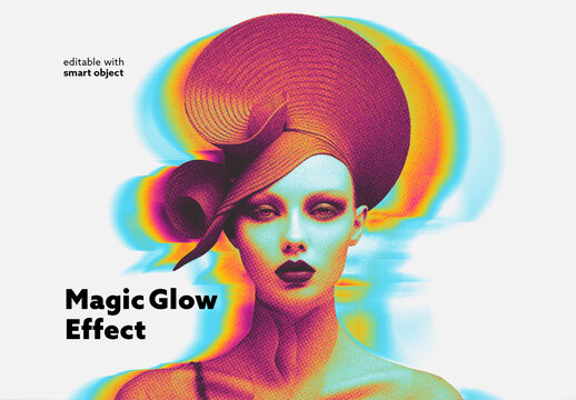 Magic Glow Photo Effect