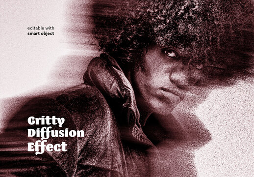 Gritty Diffusion Photo Effect