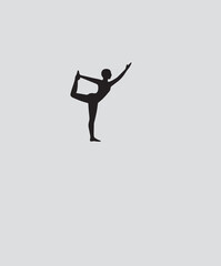 silhouette of a man jumping