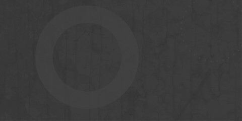 Black abstract background with black circle rings in faded distressed vintage grunge texture design. old geometric pattern paper in modern art design . Simple and elegant abstract design.