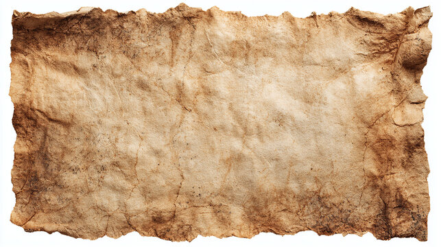A vintage parchment paper with a worn texture and a weathered look. This antique paper looks ready to hold secrets. - Powered by Adobe
