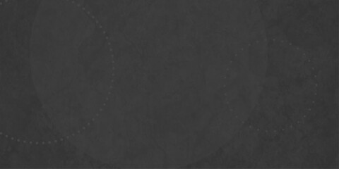 Black abstract background with black circle rings in faded distressed vintage grunge texture design. old geometric pattern paper in modern art design . Simple and elegant abstract design.